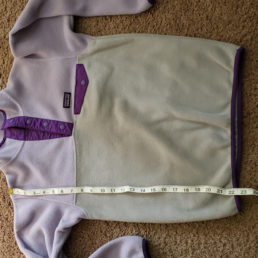 Euc Patagonia Snapt Synchilla Pullover Size Youth… - image 3